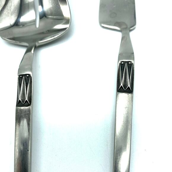 Arthur‎ SALM Mid Century Stainless Steel Japan Serving Set 5 Pc ASFI Satin - Picture 2 of 10